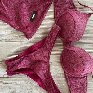 Triangl Macia Grape sparkle bikini